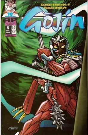 Gojin 5 published by Antarctic with cover art by K.P. Thornton