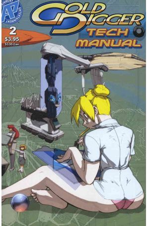Gold Digger Tech Manual 2 published by Antarctic with cover art by Fred Perry