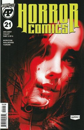 Horror Comics 21 published by Antarctic with cover art by Brian Denham