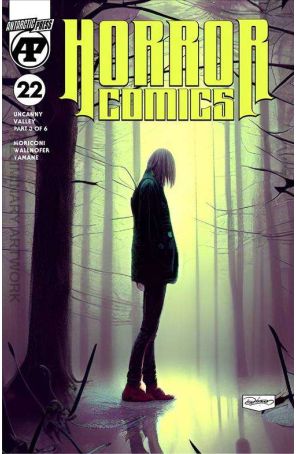 Horror Comics 22 published by Antarctic with cover art by Brian Denham