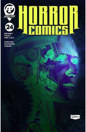 Horror Comics 24 published by Antarctic with cover art by Brian Denham