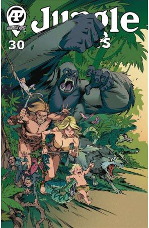 Jungle Comics (Antarctic) 30 published by Antarctic with cover art by Kelsey Shannon