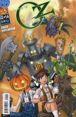Land of Oz: The Manga 1A published by Antarctic with cover art by David Hutchison