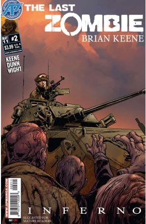 The Last Zombie: Inferno 2 published by Antarctic with cover art by Ben Dunn