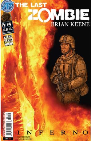 The Last Zombie: Inferno 4 published by Antarctic with cover art by Brian Denham