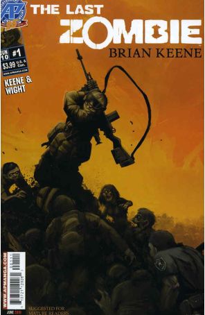 The Last Zombie 1 published by Antarctic with cover art by Fred Perry