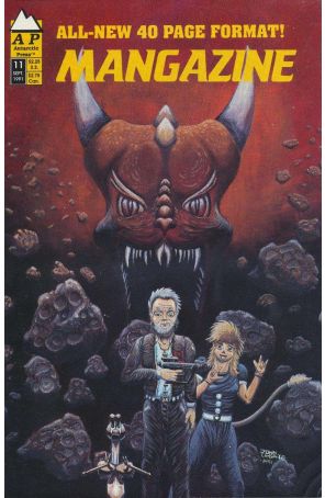 Mangazine (Vol. 2) 11 published by Antarctic with cover art by John LeGate