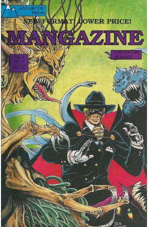 Mangazine (Vol. 2) 3 published by Antarctic with cover art by Ben Dunn