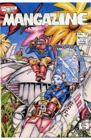Mangazine 3 published by Antarctic with cover art by Ben Dunn