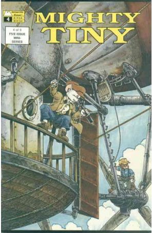 Mighty Tiny 4 published by Antarctic with cover art by Ben Dunn