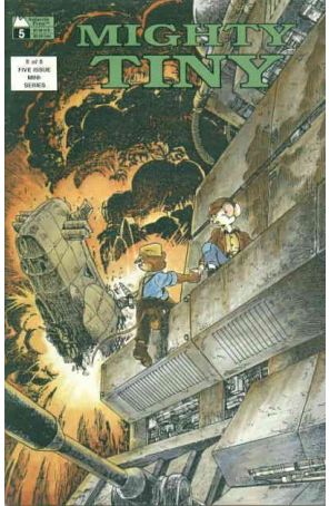 Mighty Tiny 5 published by Antarctic with cover art by Ben Dunn