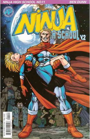 Ninja High School Version 2 11 published by Antarctic with cover art by Ben Dunn