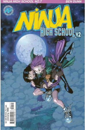 Ninja High School Version 2 7 published by Antarctic with cover art by Ben Dunn