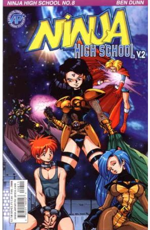 Ninja High School Version 2 8 published by Antarctic with cover art by Ben Dunn