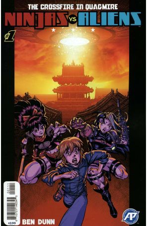 Ninjas Vs. Aliens 1 published by Antarctic