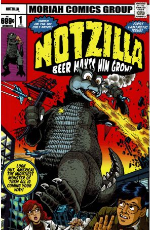 Notzilla 1A published by Antarctic with cover art by Ben Dunn