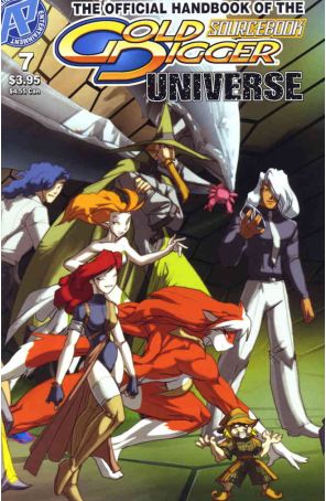 The Official Handbook of the GD Universe 7 published by Antarctic with cover art by Fred Perry