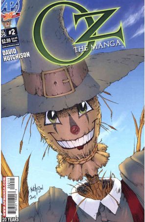 Oz: The Manga 2 published by Antarctic with cover art by David Hutchison