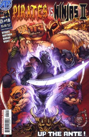 Pirates vs. Ninjas (Vol. 2) 1B published by Antarctic with cover art by Craig Babiar