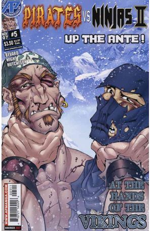 Pirates vs. Ninjas (Vol. 2) 5 published by Antarctic with cover art by Craig Babiar