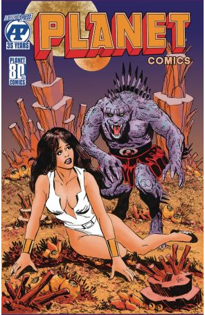 Planet Comics (Antarctic) 1A published by Antarctic with cover art by Mike Vosburg