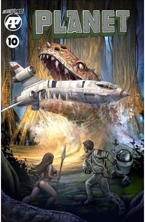 Planet Comics (Antarctic) 10A published by Antarctic with cover art by Joe Wight