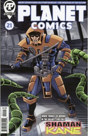 Planet Comics (Antarctic) 21 published by Antarctic with cover art by David Broughton