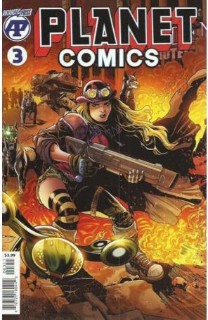 Planet Comics (Antarctic) 3A published by Antarctic with cover art by Bruno Lima