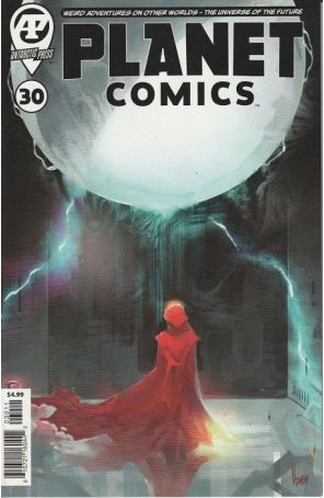 Planet Comics (Antarctic) 30 published by Antarctic with cover art by David Hutchinson