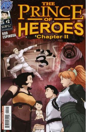 Prince of Heroes, Chapter II 2 published by Antarctic with cover art by Rod Espinosa