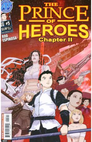Prince of Heroes, Chapter II 5 published by Antarctic with cover art by Rod Espinosa
