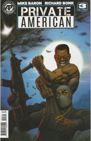Private American 3 published by Antarctic with cover art by Dan Lawlis