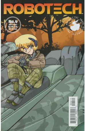 Robotech 4 published by Antarctic with cover art by Fred Perry