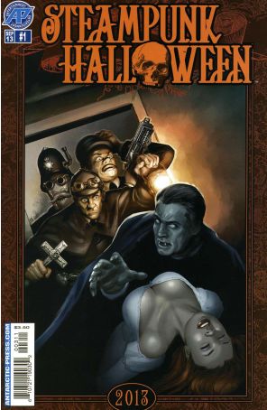 Steampunk Halloween 2013 published by Antarctic with cover art by David Hutchison