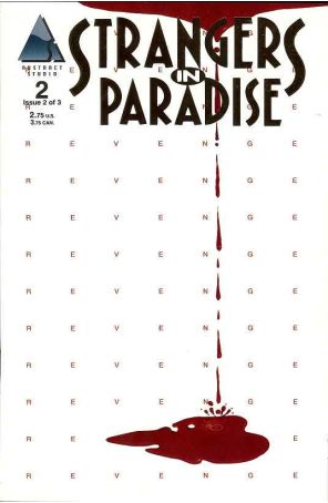 Strangers in Paradise 2 Gold Variant published by Abstract