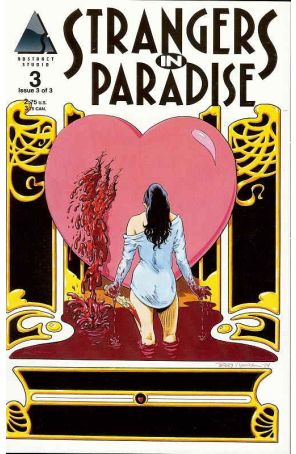 Strangers in Paradise 3 Gold Variant published by Abstract