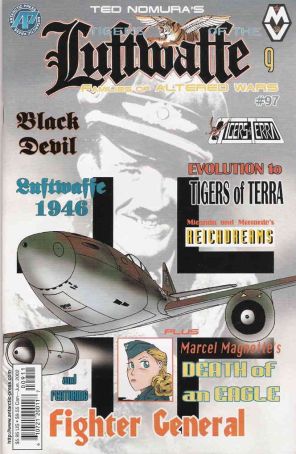 Tigers of the Luftwaffe 9 published by Antarctic with cover art by Ted Nomura