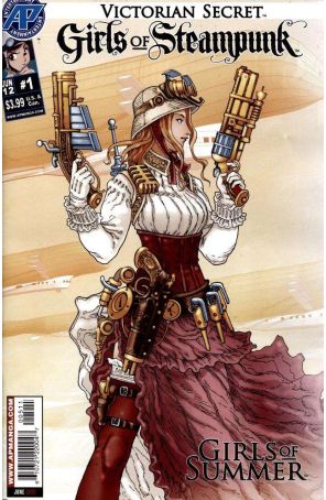 Victorian Secret: Girls of Steampunk - Girls of Summer 1 published by Antarctic with cover art by Rod Espinosa