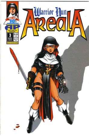 Warrior Nun Areala (Vol. 1) 3 published by Antarctic with cover art by Ben Dunn