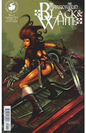 Warrior Nun: Black And White 1 published by Antarctic
