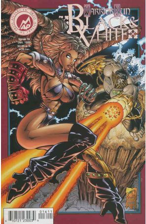 Warrior Nun: Black And White 16 published by Antarctic with cover art by Blane ET