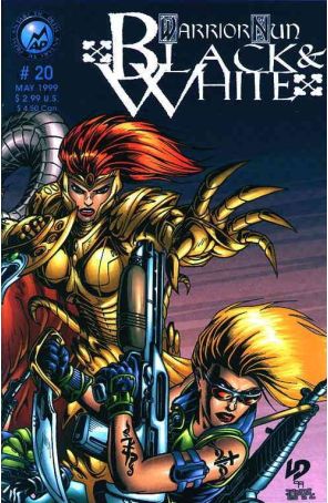 Warrior Nun: Black And White 20 published by Antarctic with cover art by Lee Duhig