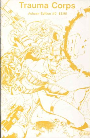 Trauma Corps Ashcan 0 published by Anubis with cover art by Joe Madureira