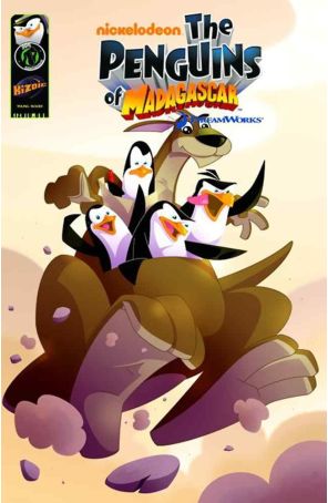 Penguins of Madagascar 4 published by Ape Entertainment with cover art by Antonio Campo