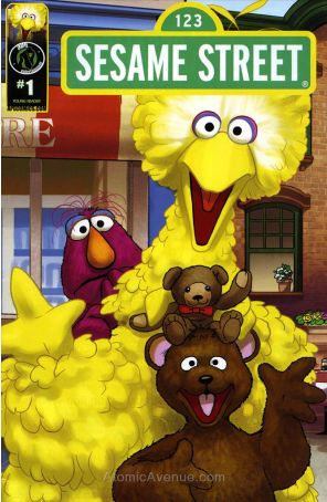 Sesame Street 1A published by Ape Entertainment with cover art by Amy Mebberson