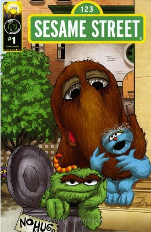 Sesame Street 1C published by Ape Entertainment with cover art by Amy Mebberson