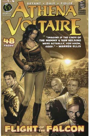 Athena Voltaire: Flight of the Falcon (Vol. 2) 1 published by Ape with cover art by Steve Bryant