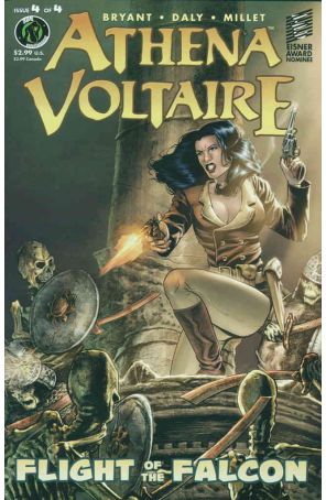 Athena Voltaire: Flight of the Falcon (Vol. 2) 4 published by Ape with cover art by Steve Bryant