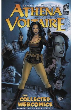 Athena Voltaire: The Collected Webcomics TPB 1 published by Ape with cover art by Steve Bryant