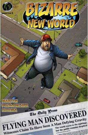 Bizarre New World 1 published by Ape with cover art by Christopher Provencher